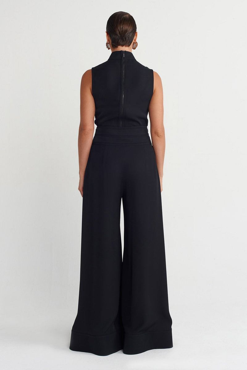 Nu Wide-Leg Palazzo Pants Black