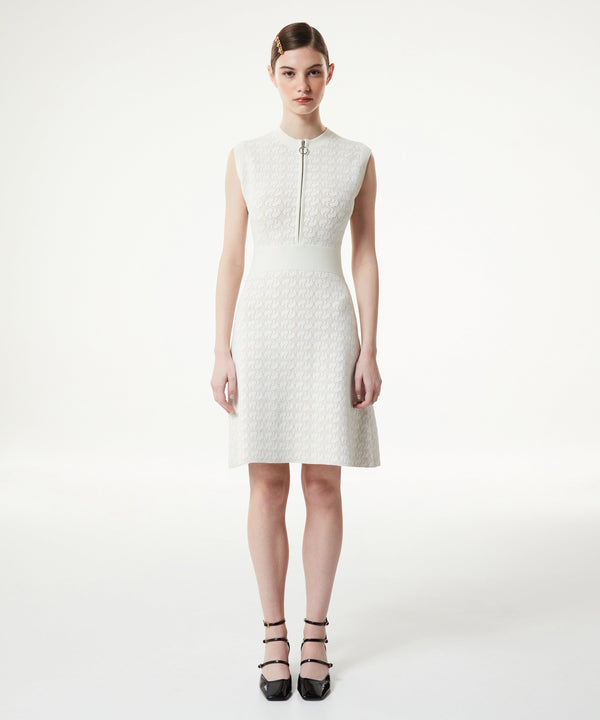 Machka Knitwear Dress White