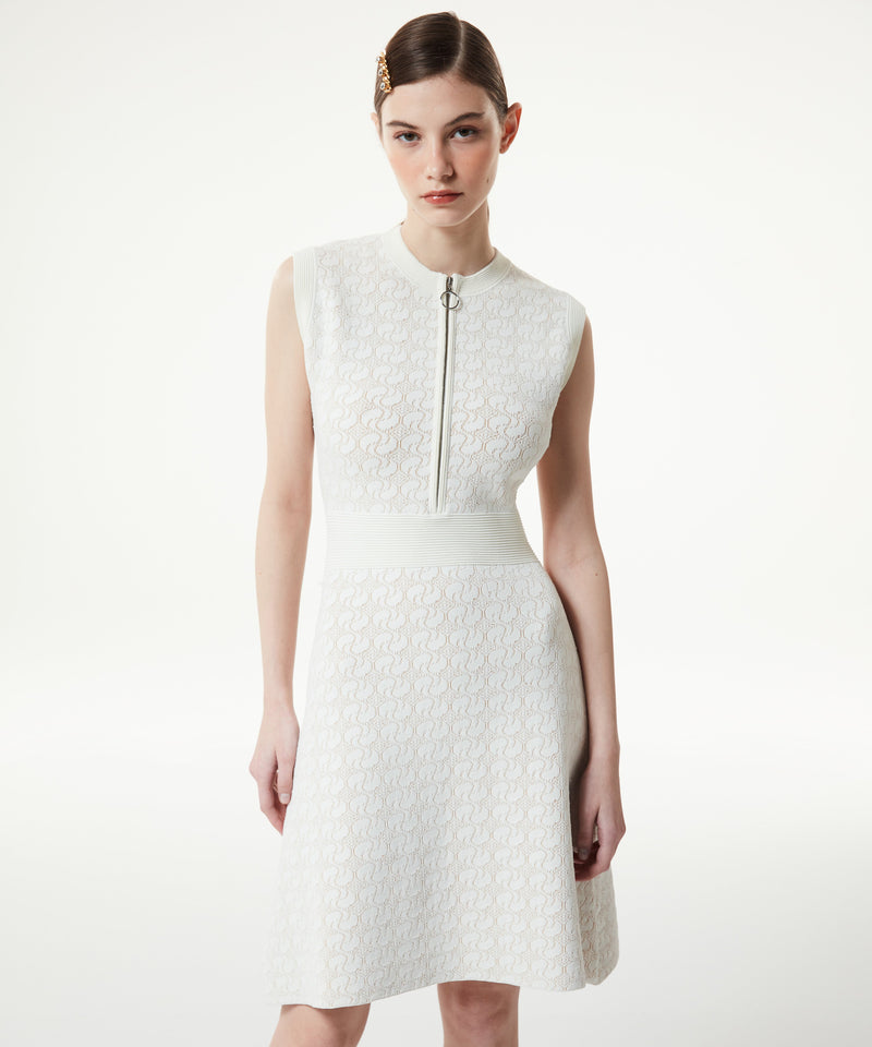 Machka Knitwear Dress White