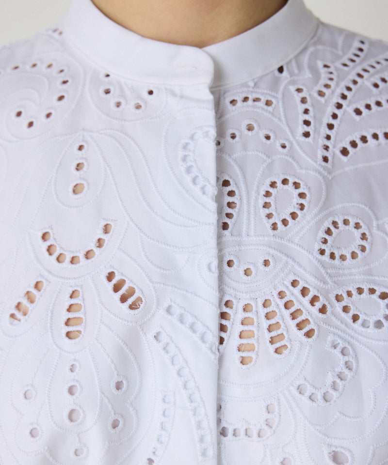 Machka Embroidered Dress White