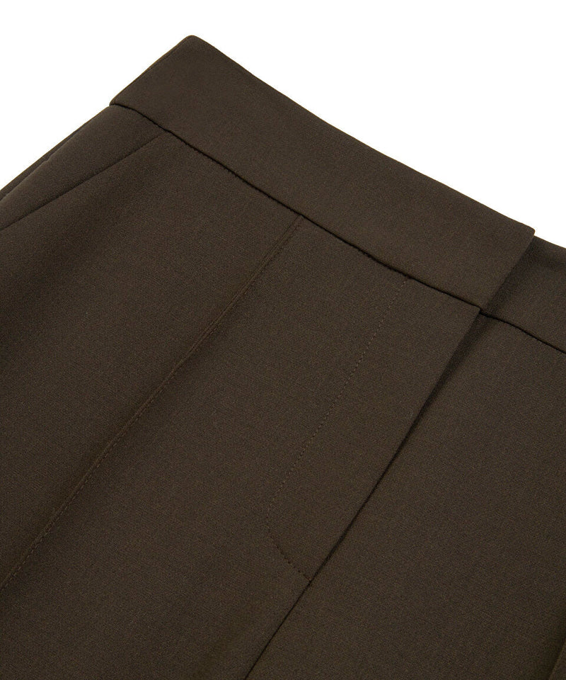 Machka Wool Blend Trousers Brown