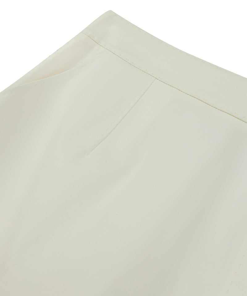 Machka Slit Pencil Skirt White