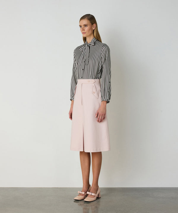 Machka Pleated Skirt Powder