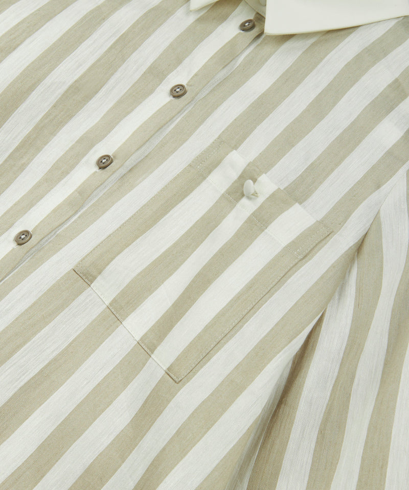 Machka Linen Blend Shirt Stone