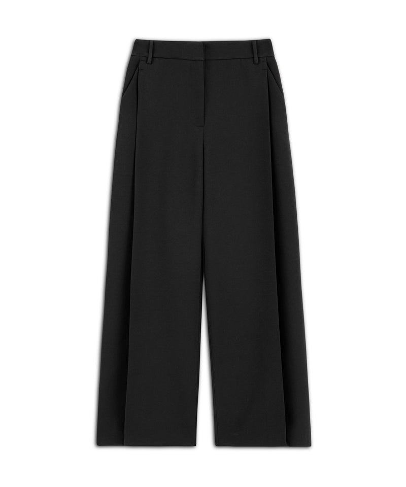 Machka Darted Wide Leg Fit Trousers
 Black