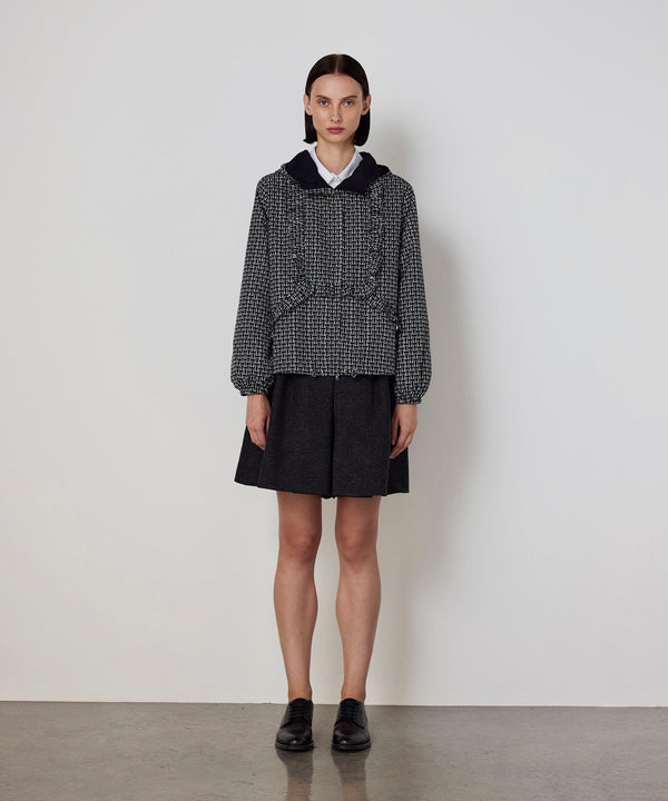 Machka Monogram Print Jacket Black