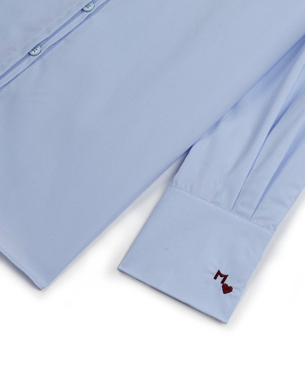 Machka Ribbed Poplin Shirt Blue