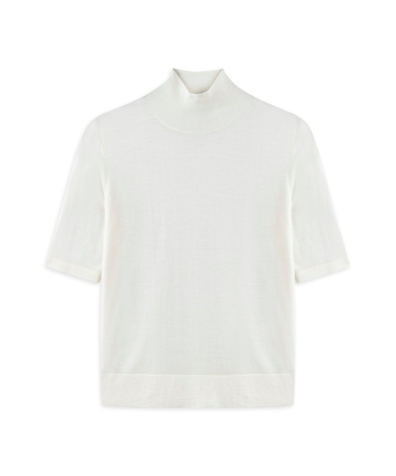 Machka Turtleneck Wool Knit Ecru
