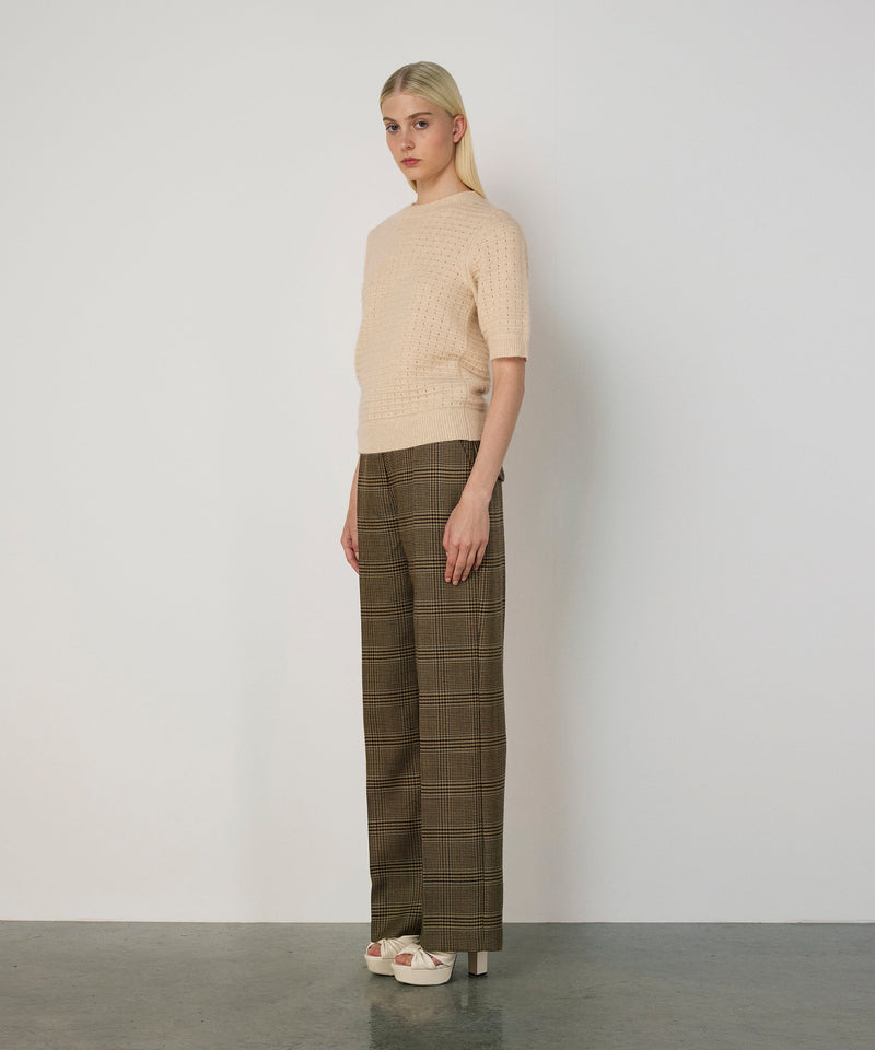 Machka Openwork Knit Beige