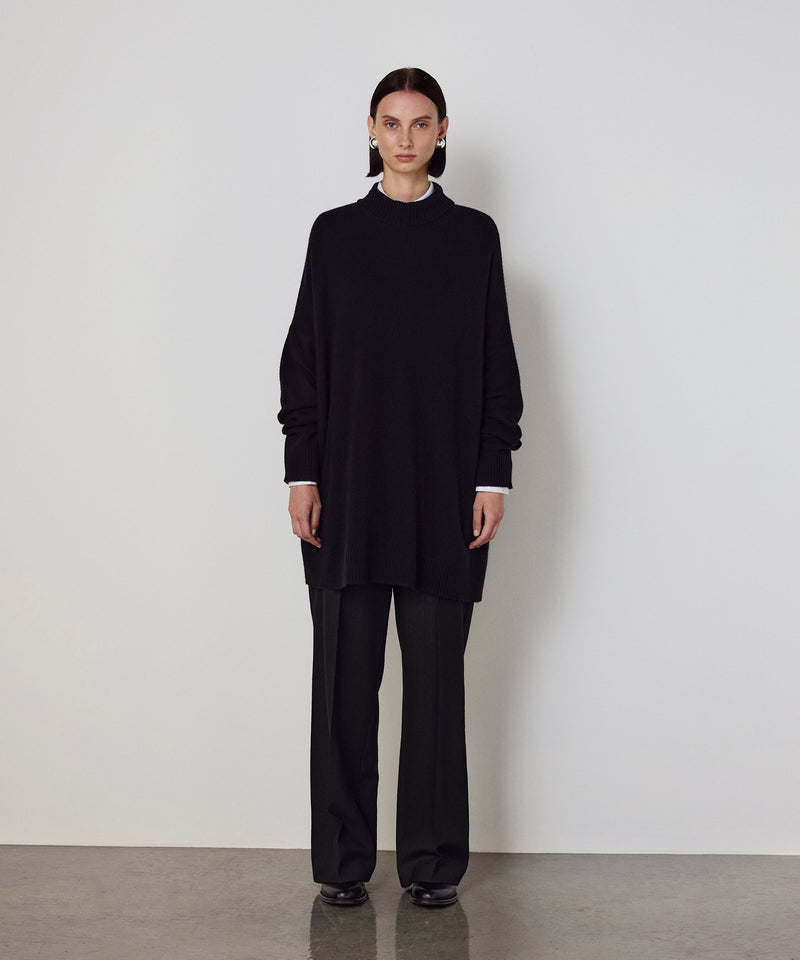 Machka Long Basic Knit Black