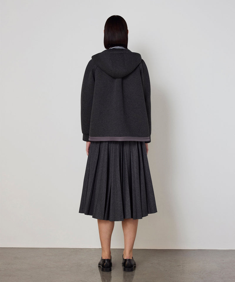 Machka Sweatshirt With Floral Appliqués Anthracite