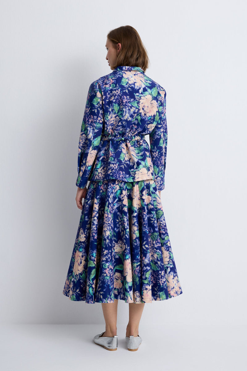 Nean Floral Printed Jacket Multi Color