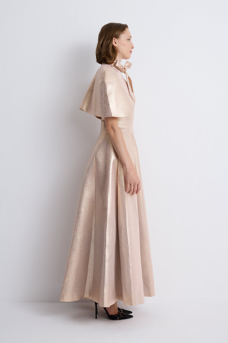 Nean Rose Gold Bolero Cape  Rose Gold