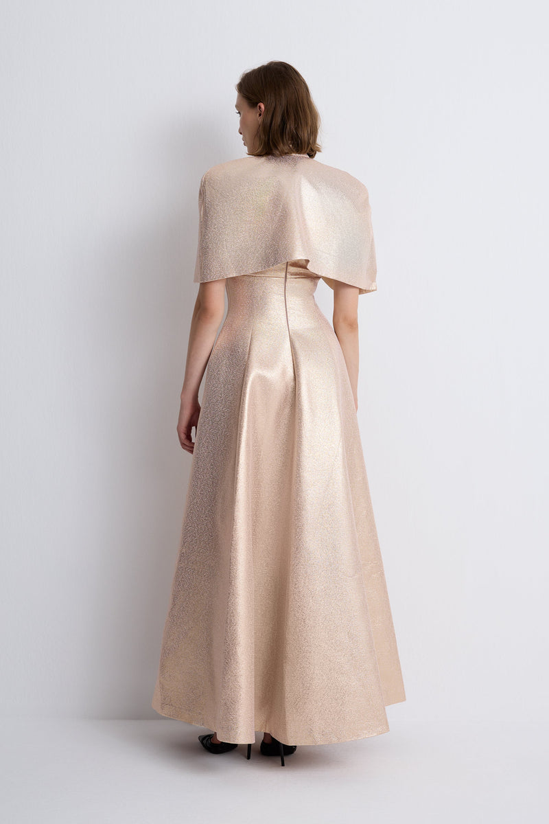 Nean Rose Gold Bolero Cape  Rose Gold