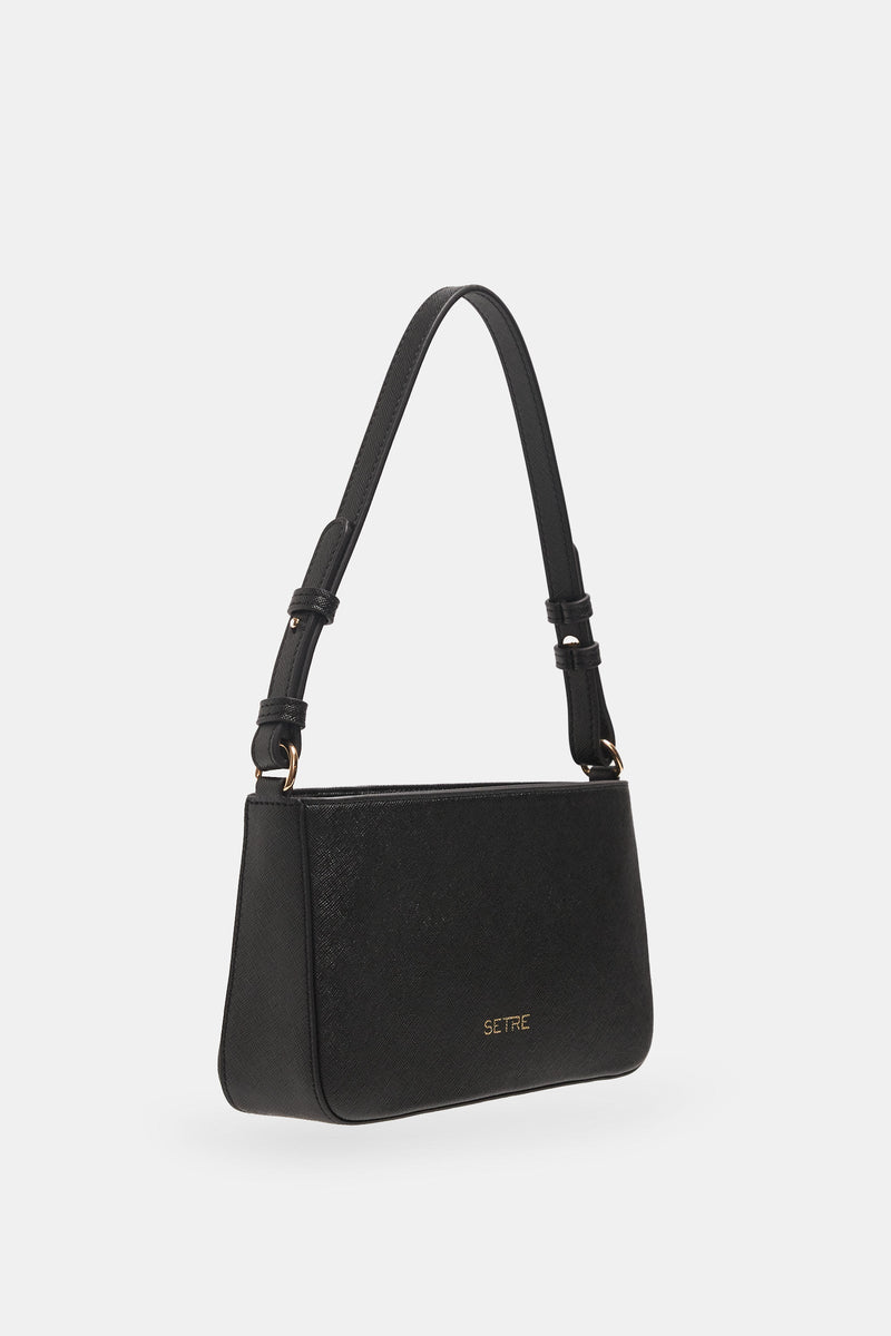 Setre Shoulder Bag With Belt Detail Black