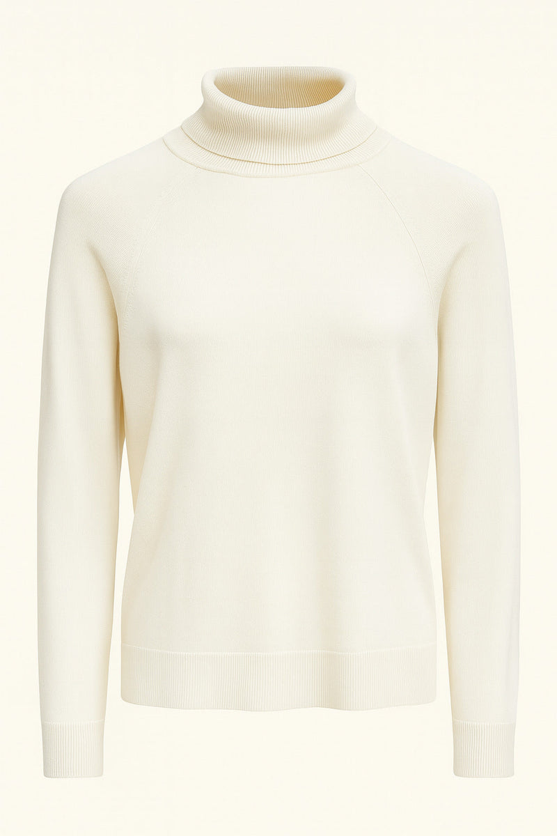 Setre Turtleneck Long Sleeve Knitwear Ecru