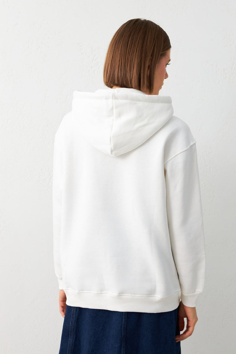 Setre Long Sleeve Sweatshirt Ecru