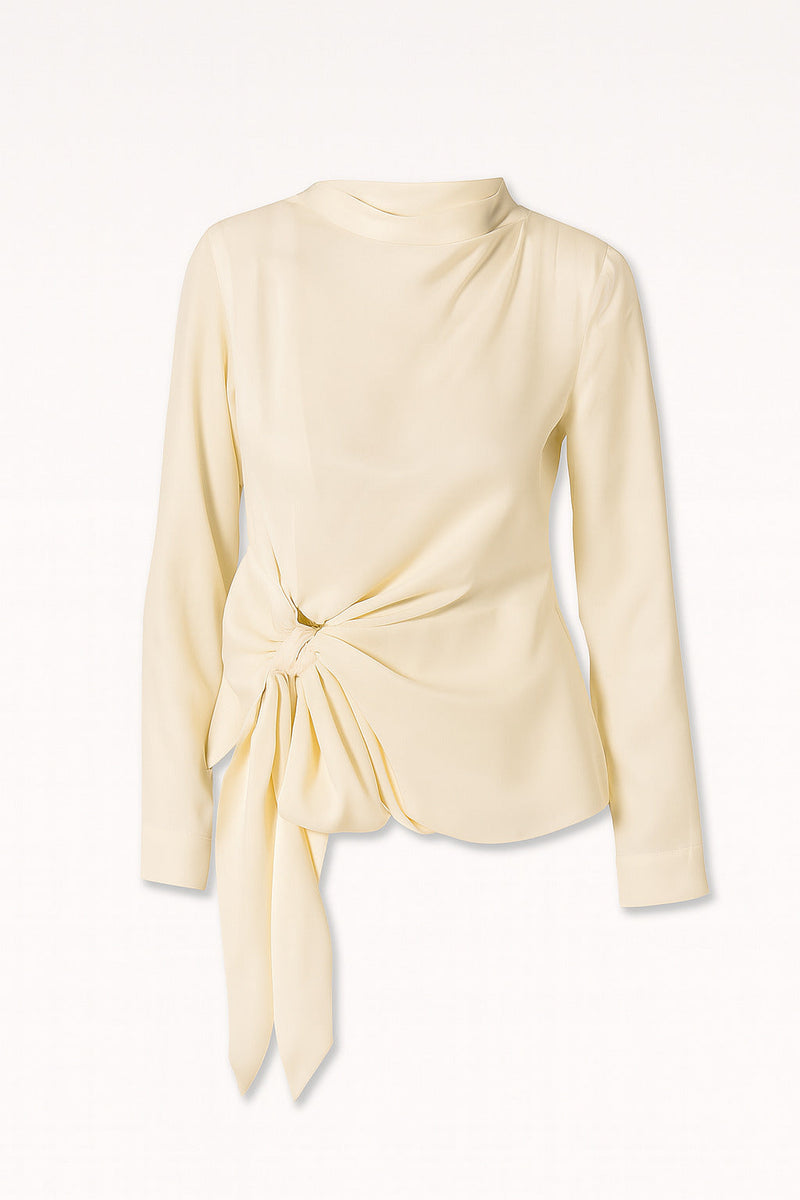 Setre Waist Tie Detailed Blouse Cream