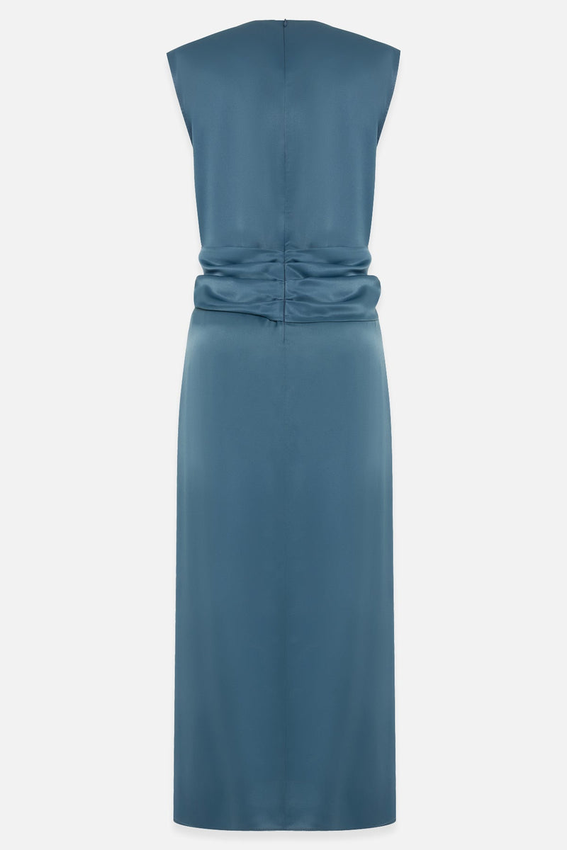 Setre Waist Detailed With Tassel Dress Crystal