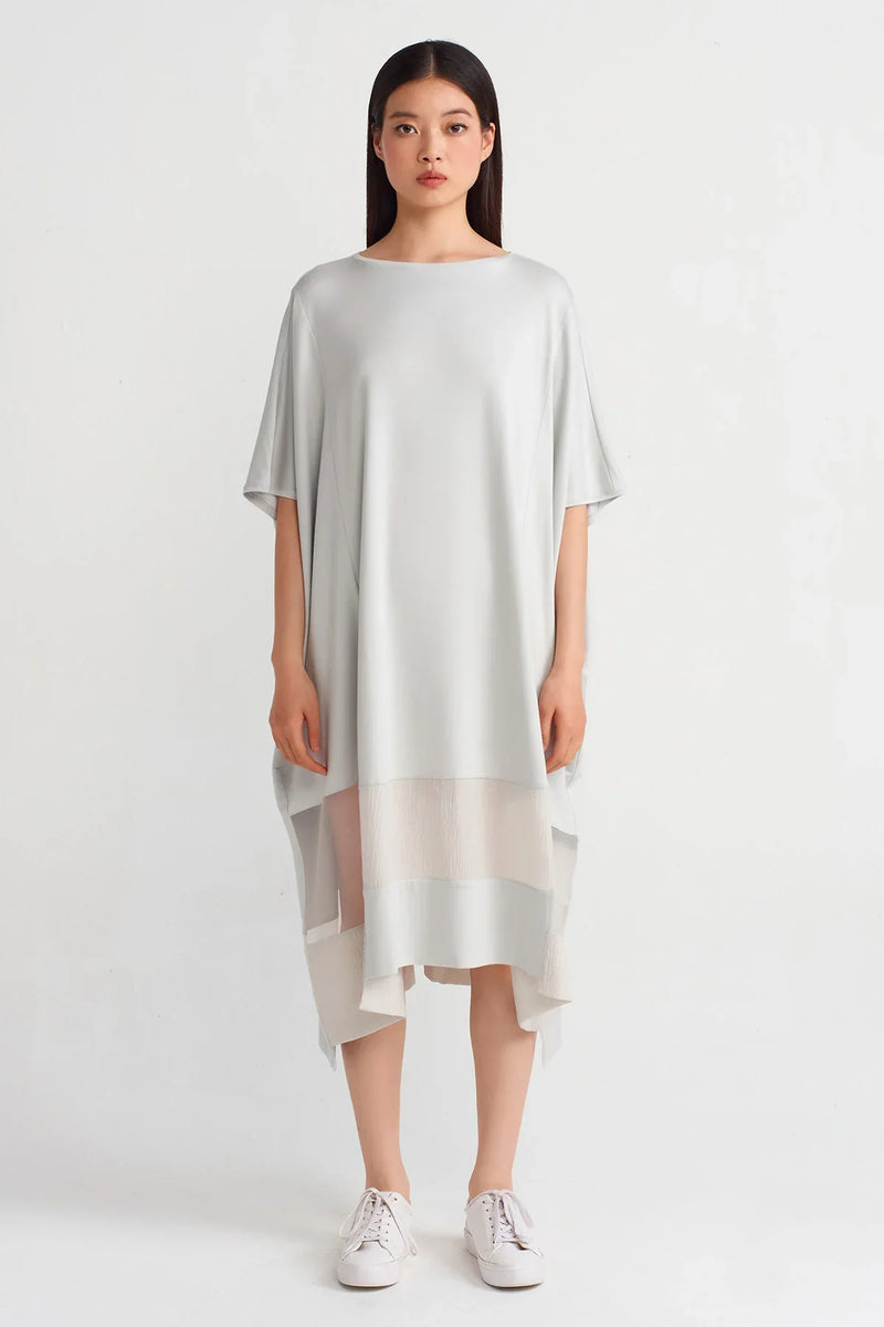 Nu Fabric Block Dress Ice