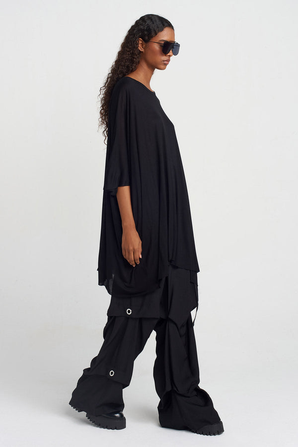 Nu Oversize Bamboo T-Shirt Black