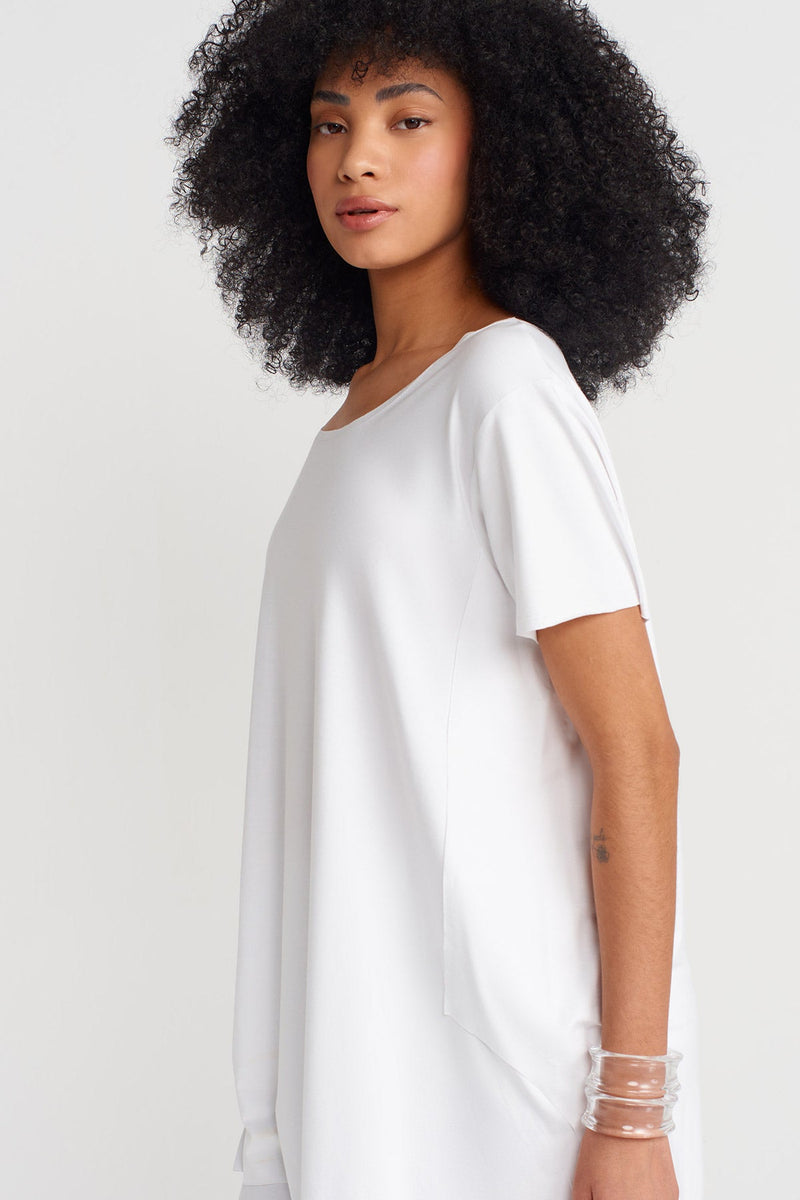 Nu Short-Sleeve Jersey T-Shirt Off White