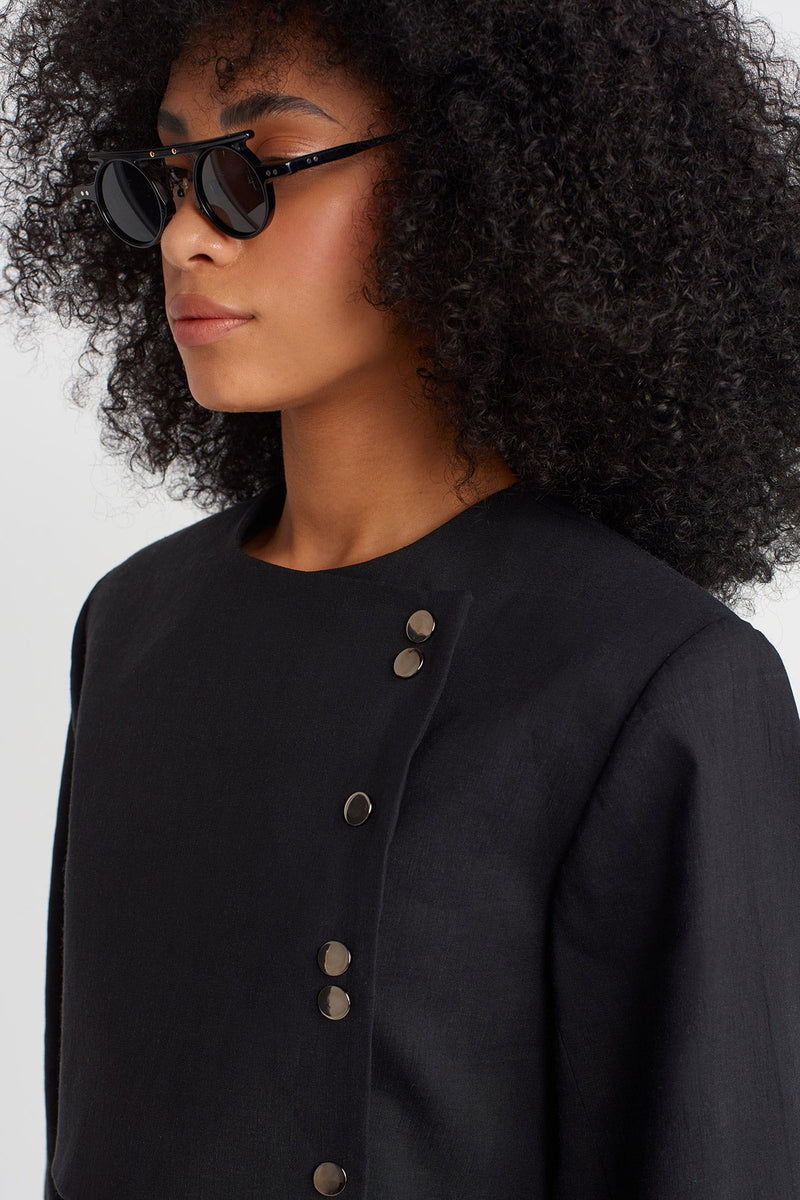 Nu Cropped Jacket Black