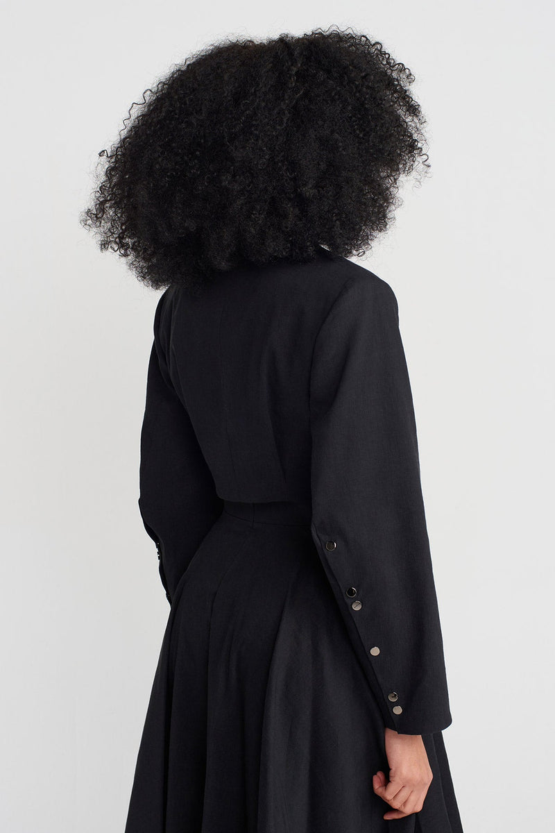 Nu Cropped Jacket Black