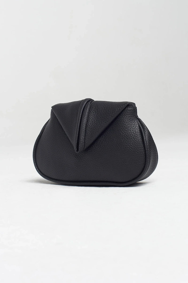 Nu Small Envelope Clutch Black