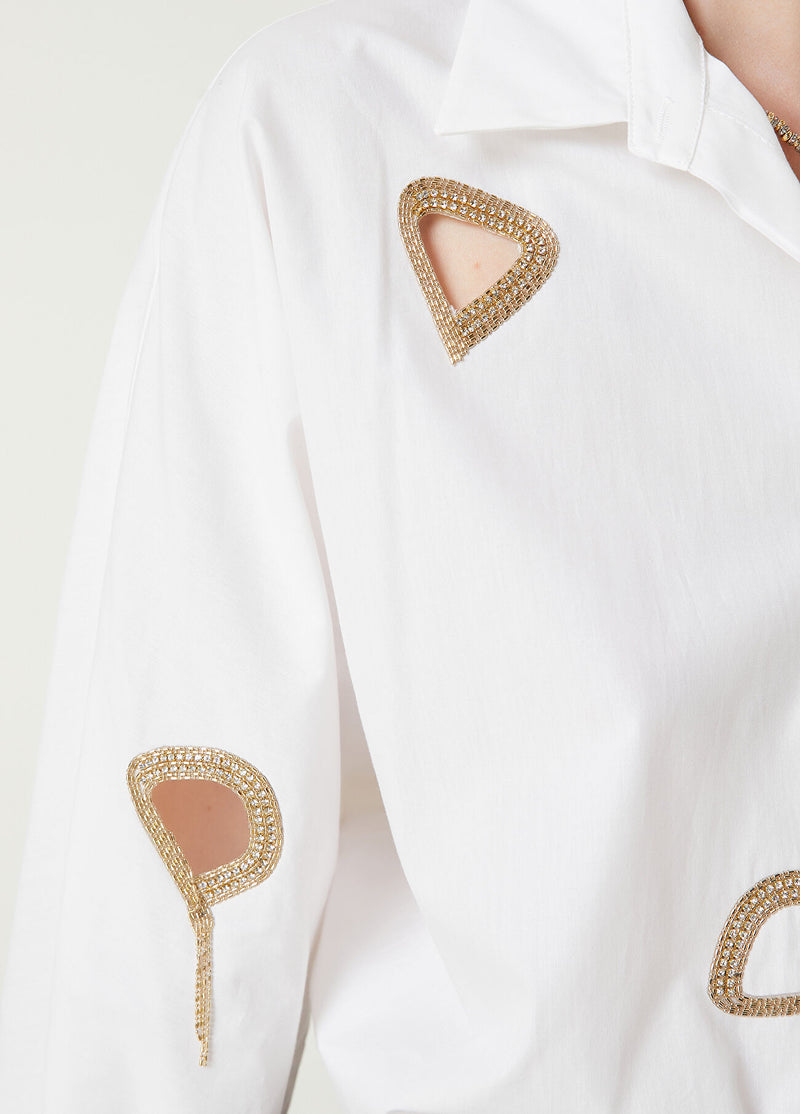 Beymen Club Embellished Shirt White