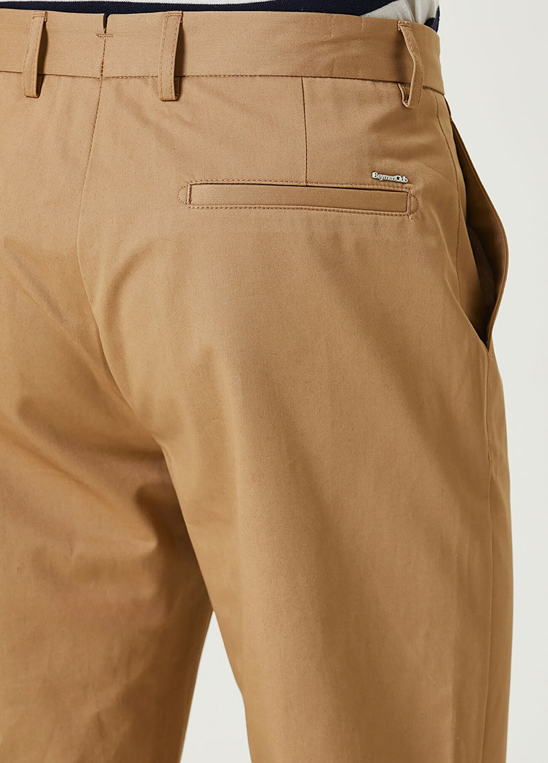 Beymen Club Men Straight Fit Trousers Camel