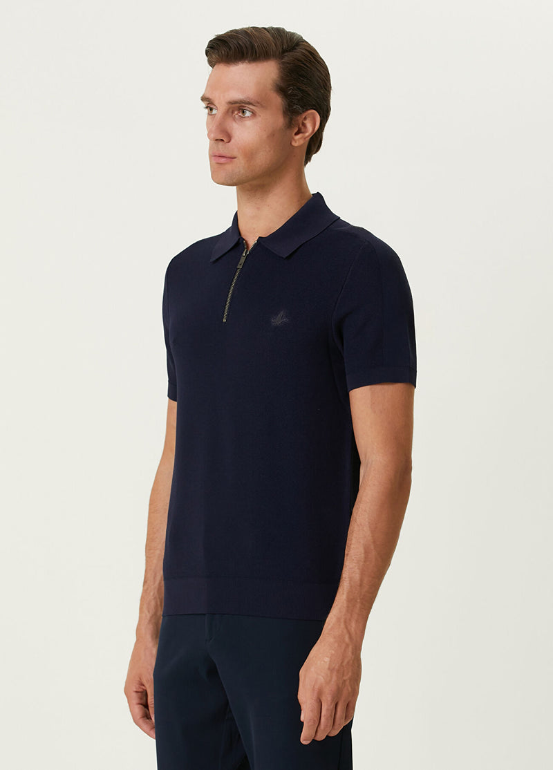 Beymen Club Men Polo Short Sleeve Sweater Navy