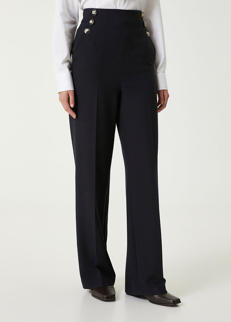 Beymen Club Button Detailed Trousers Navy