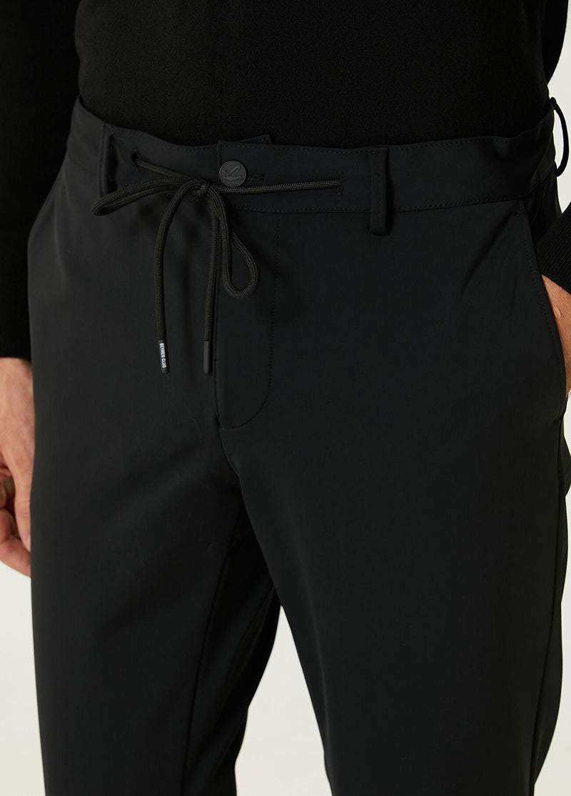 Beymen Club Men Waist Corded Technical Trousers Black