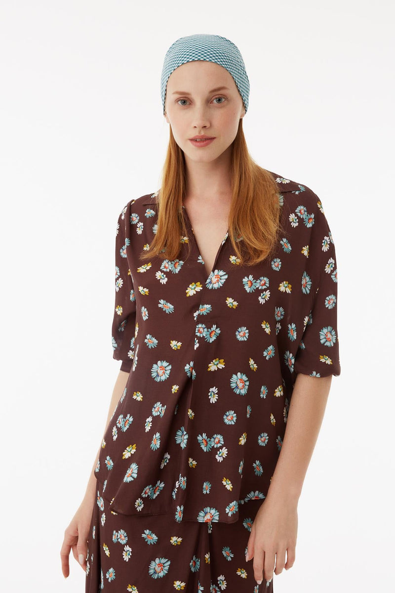 Exquise Blouse Print L/Sl Print