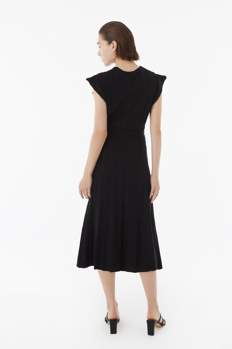 Exquise Dress S/Sl Black - Wardrobe Fashion