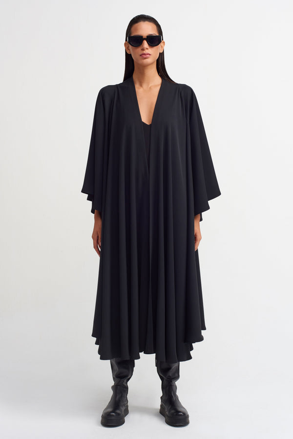 Nu Wide Sleeve Outerwear Black