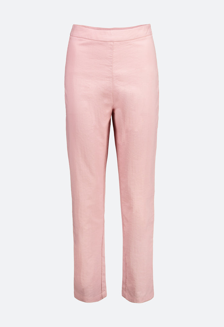 Choice Basic High Waisted Trouser Blush - Wardrobe Fashion