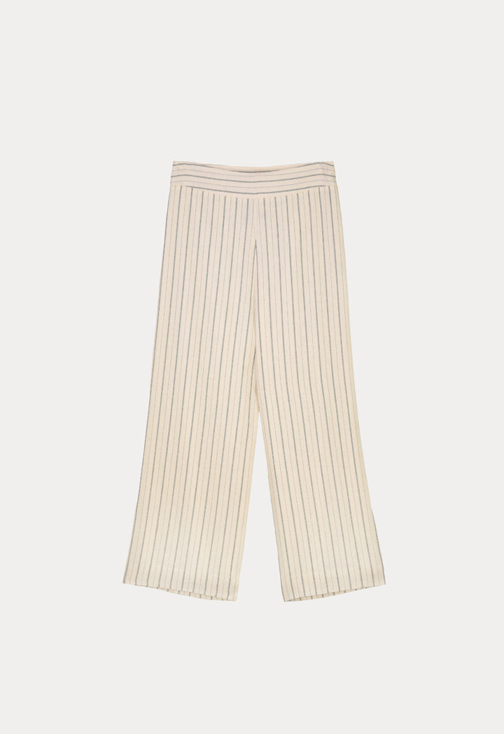 Choice Striped Pattern Trouser Creame / Black