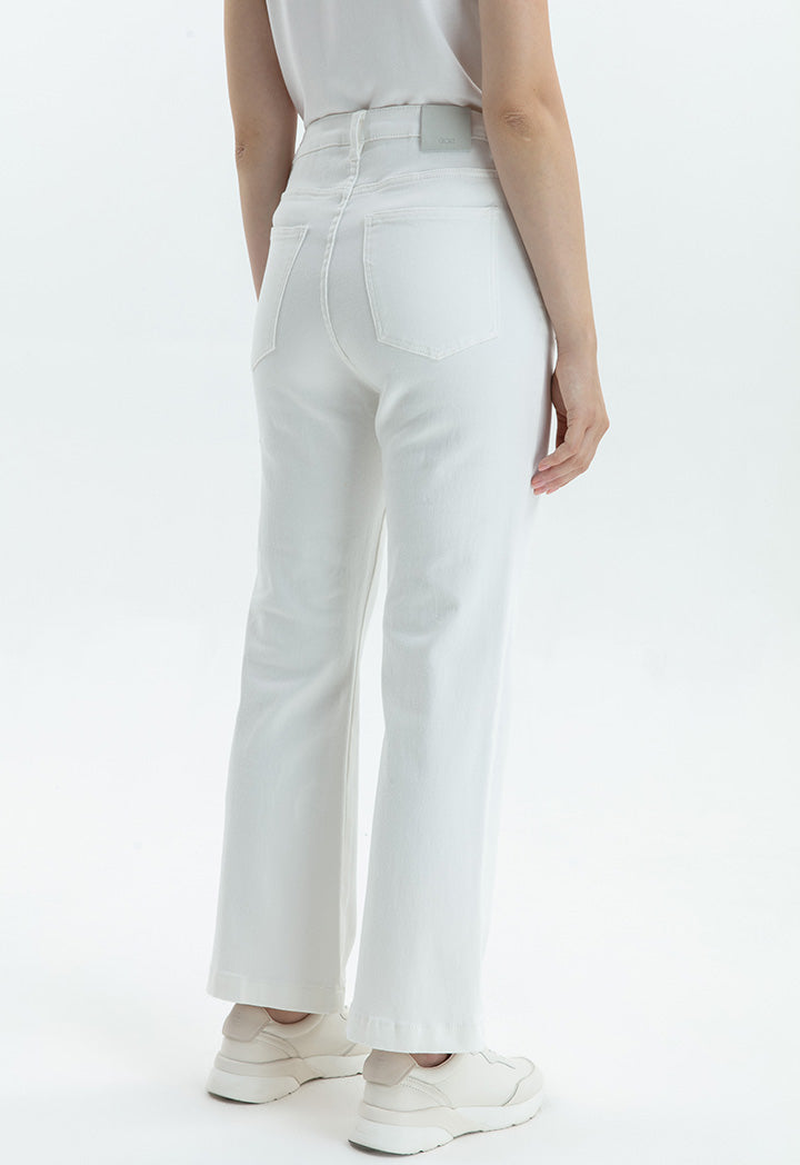 Choice Denim High Waist Trouser Off White