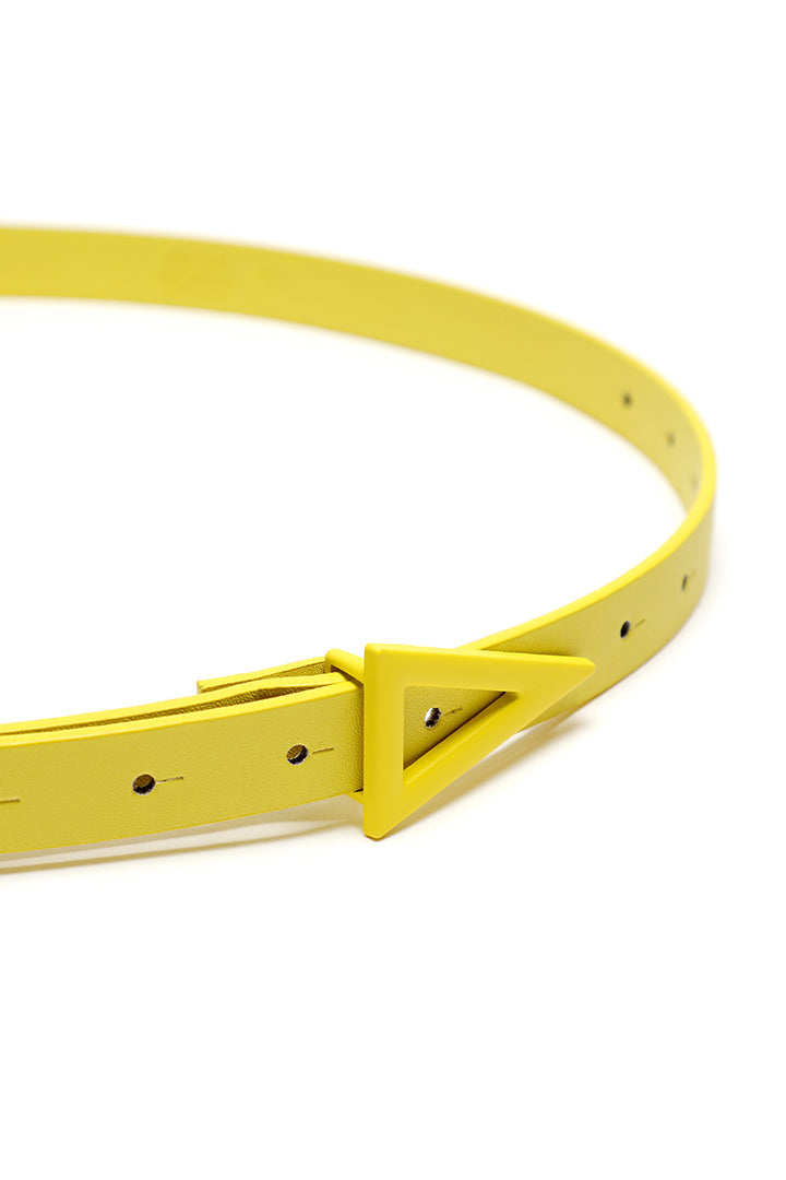 Choice Slim Triangular Anchor Buckle Belt Lime