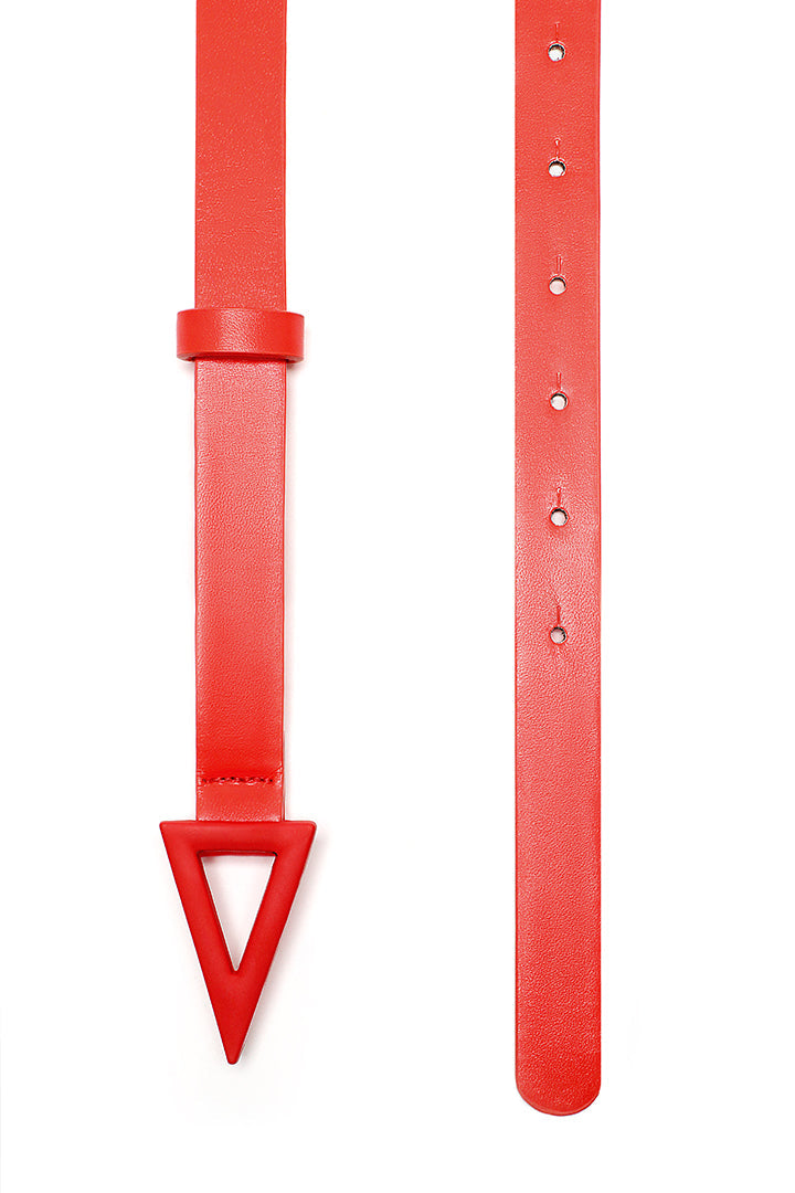 Choice Slim Triangular Anchor Buckle Belt Orange