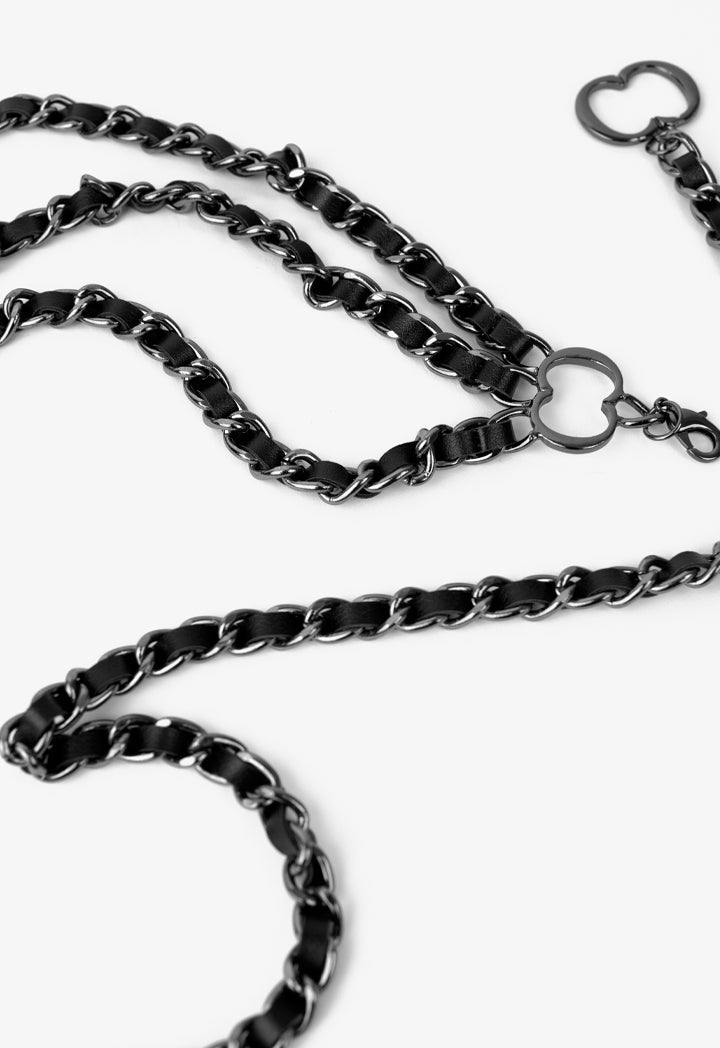 Choice Multi Strands Chain Belt Black