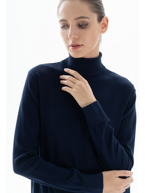 Choice Turtleneck Sweater Navy