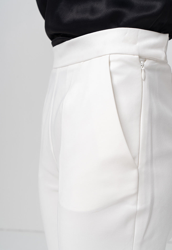 Choice Basic Solid Trousers Offwhite