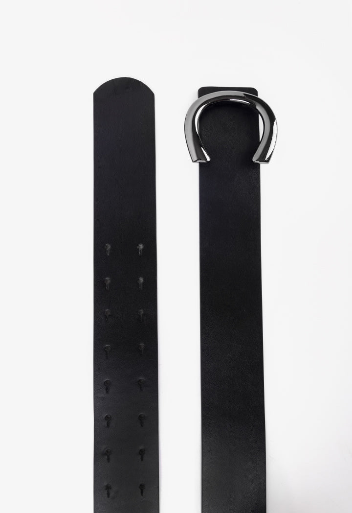 Choice Pu Buckle Belt Black