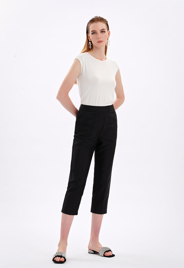 Choice Long Solid Formal Trouser Black