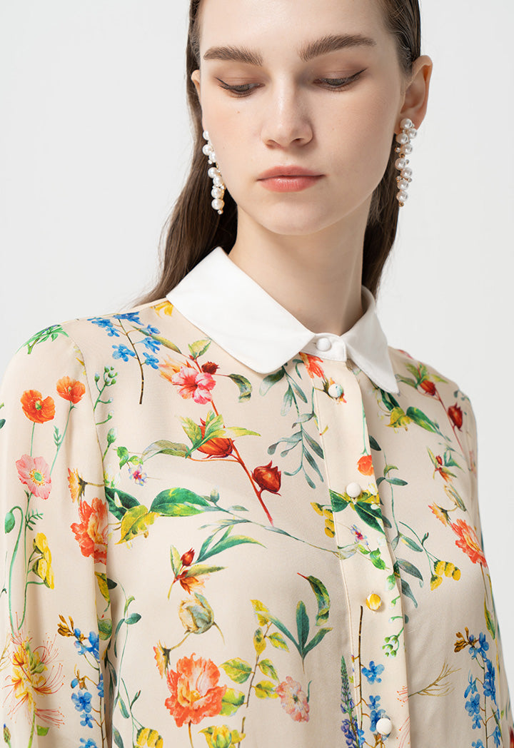 Choice Printed Club Collar Shirt Print