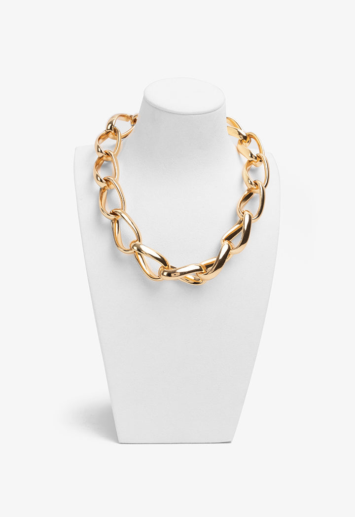 Choice Modern Metallic Chain  Gold