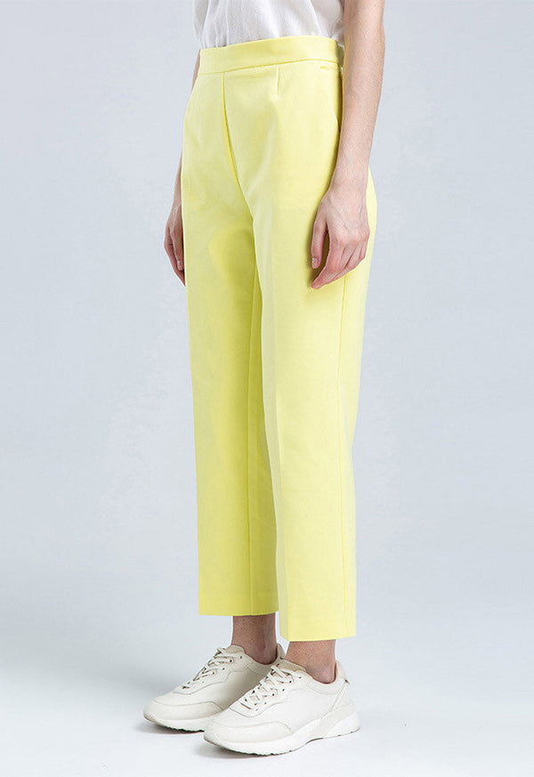 Choice Basic Straight Leg Trouser Yellow